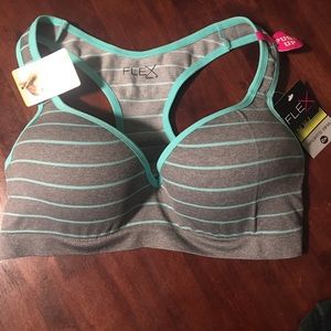 Flex One racerback push-up sports bra size 2X NWT